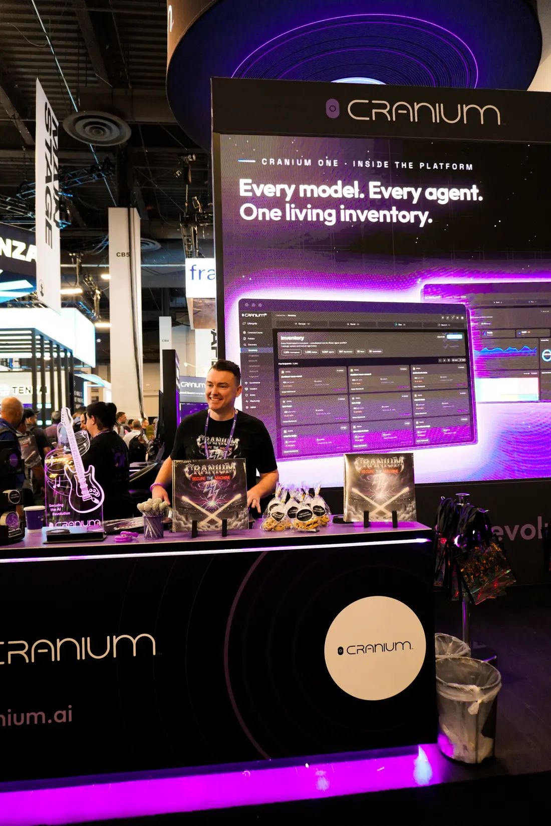 The Cranium demo counter, mid-conversation