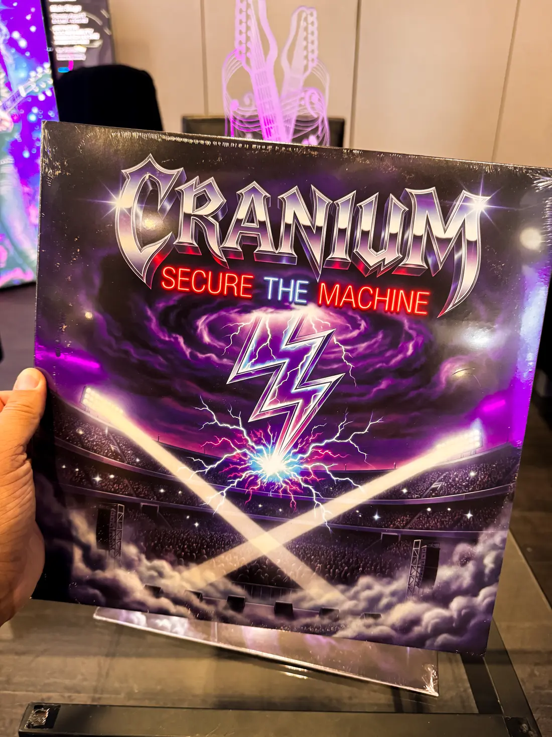 The Craniacs&rsquo; limited-edition &ldquo;Secure the Machine&rdquo; album sleeve