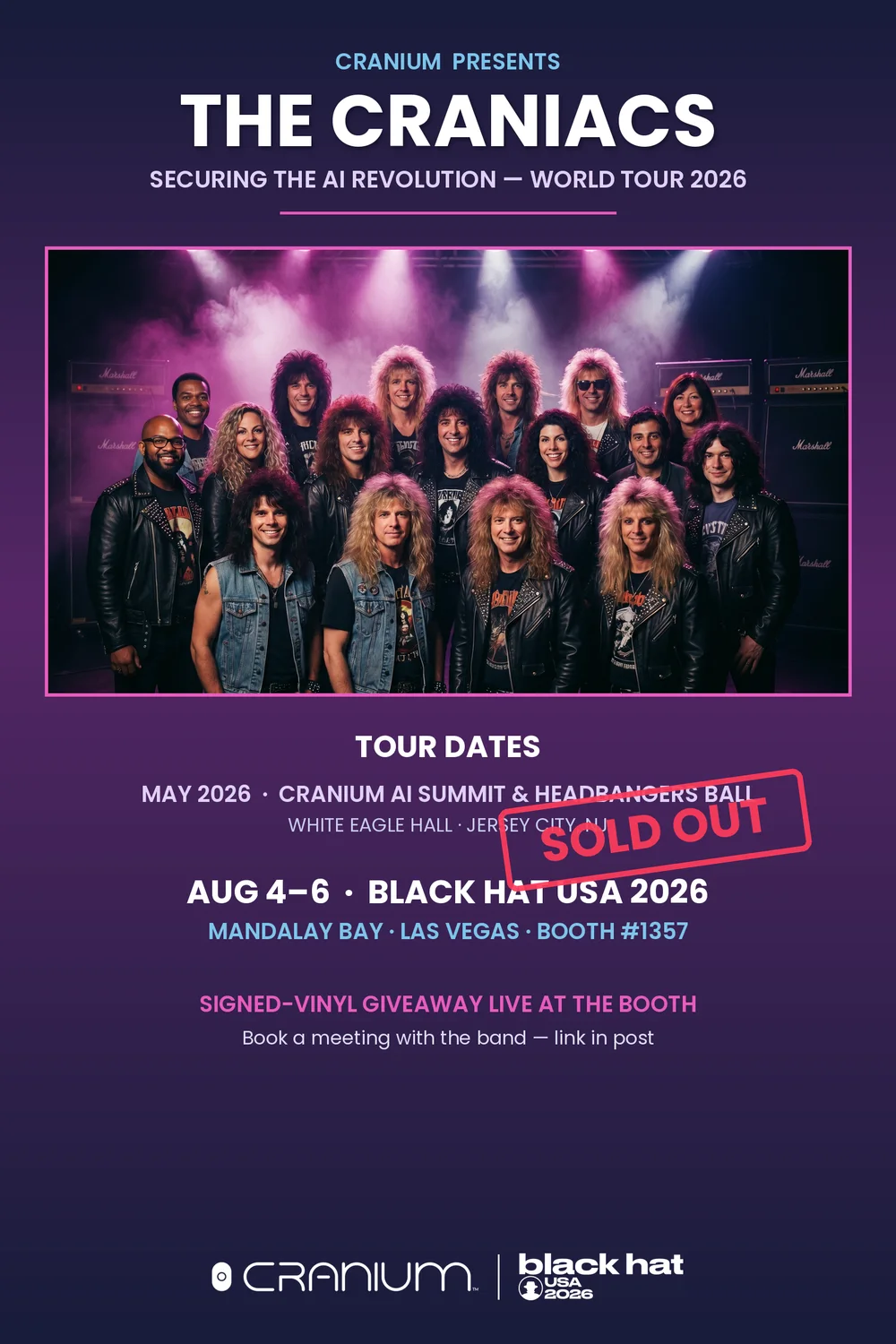 Cranium 2026 AI Summit & Headbangers Ball — backstage