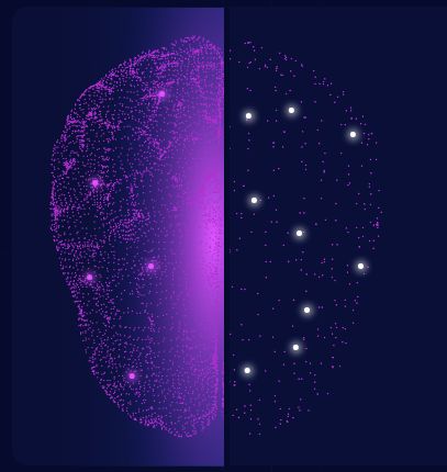 cranium purple brain being scanned