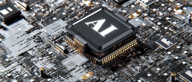 AI computer chip image